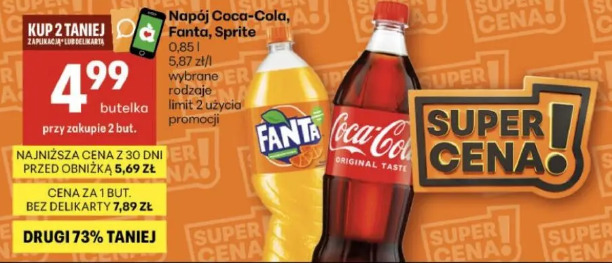Napój Coca-Cola, Fanta, Sprite