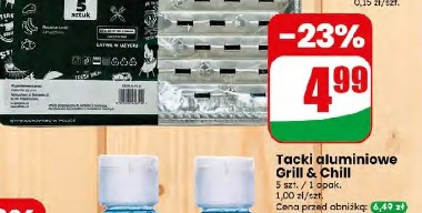 Tacki aluminiowe Grill & Chill