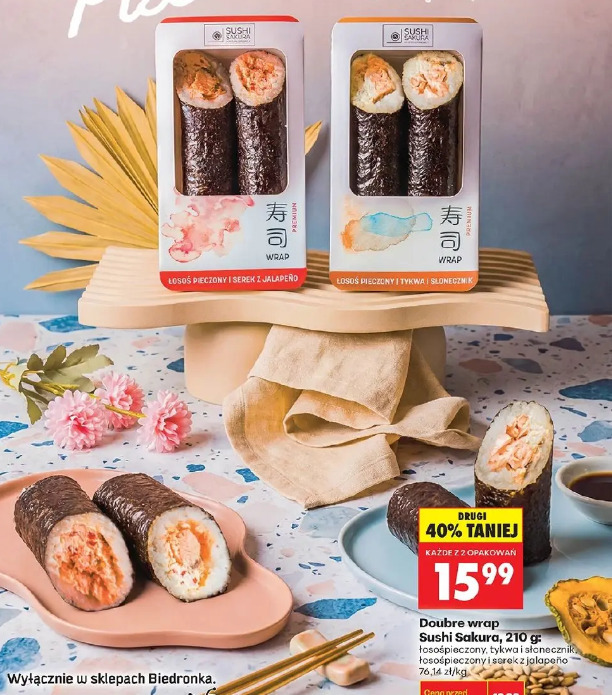 Double wrap Sushi Sakura