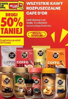 Wszystkie kawy rozpuszczalne Cafe d'Or