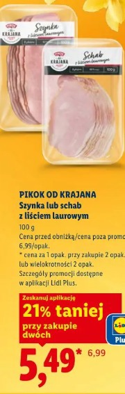 Pikok od Krajana Szynka lub schab z liściem laurowym