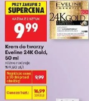 Krem do twarzy Eveline 24K Gold, 50 ml