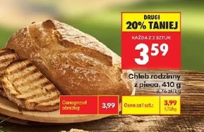 Chleb rodzinny z pieca