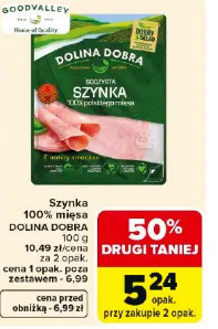 Szynka 100% mięsa Dolina Dobra