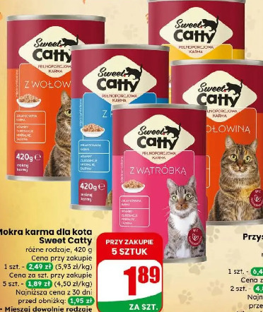 Mokra karma dla kota Sweet Catty