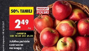 Jabłka polskie czerwone