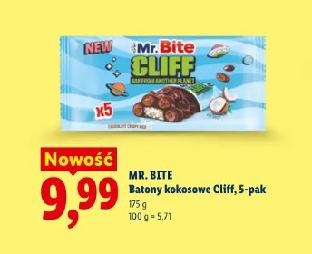 Mr. Bite Batony kokosowe Cliff, 5-pak
