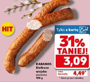 Kabanos Kiełbasa wiejska pieczona