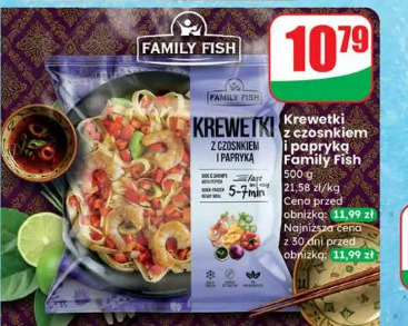 Krewetki z czosnkiem i papryką Family Fish