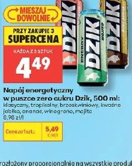 Dzik napój energetyczny w puszce zero cukru