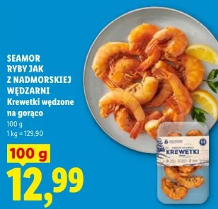 Seamor Ryby Jak Z Nadmorskiej Wędzarni Krewetki wędzone na gorąco