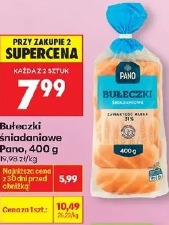 Bułeczki śniadaniowe Pano