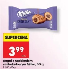 Rogal z nadzieniem czekoladowym Milka