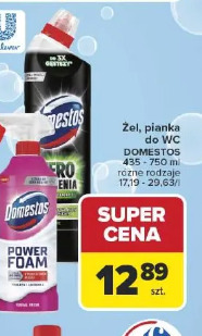 Domestos żel, pianka do WC DOMESTOS