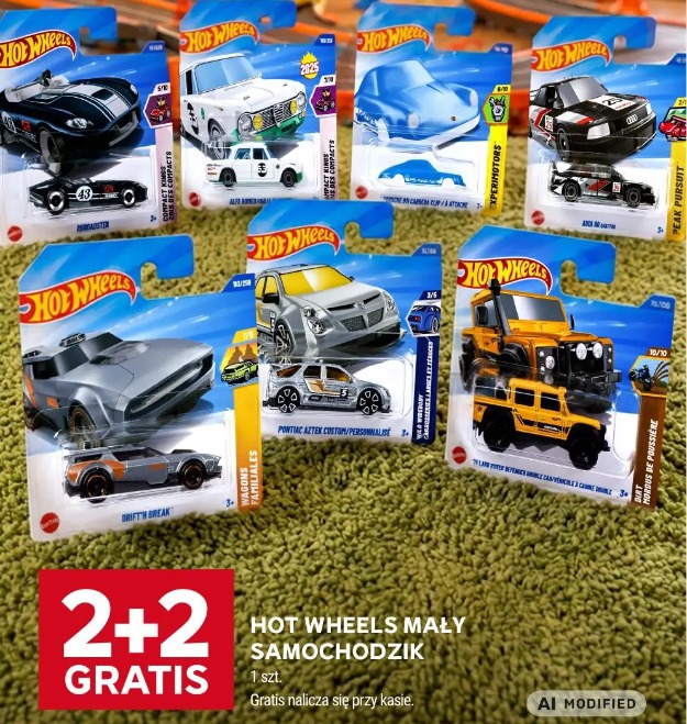 Hot Wheels mały samochodzik