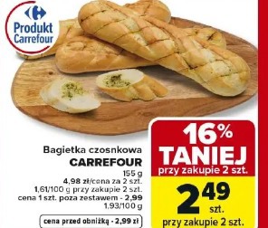 Bagietka czosnkowa Carrefour
