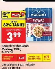 Boczek w słupkach Morliny