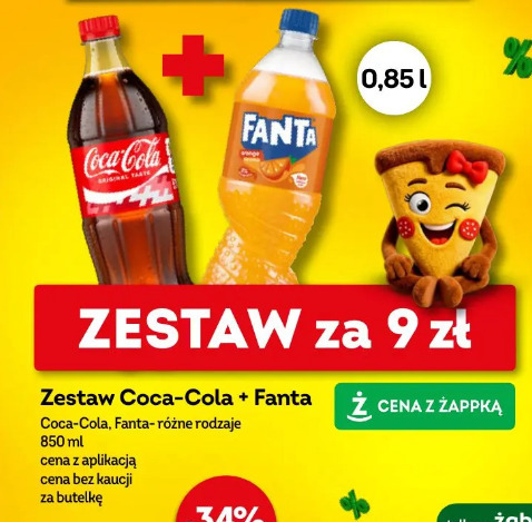 Zestaw Coca-Cola + Fanta