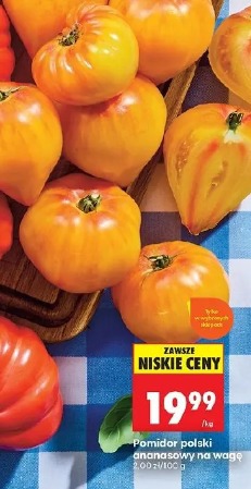 Pomidor polski ananasowy