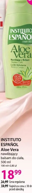 Instituto Español Aloe Vera nawilżający balsam do ciała