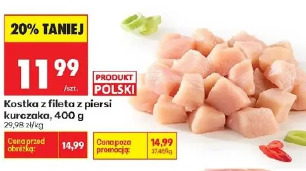 Kostka z fileta z piersi kurczaka