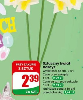 Sztuczny kwiat narcyz
