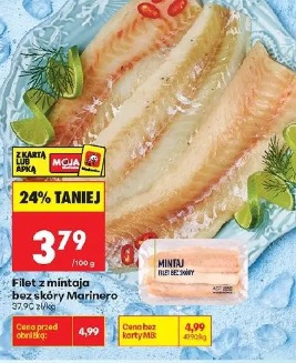 Filet z mintaja bez skóry Marinero