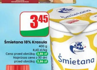 Śmietana 18% Krasula