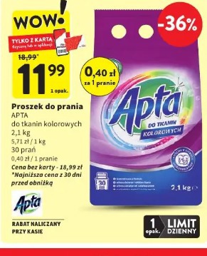 Proszek do prania APTA do tkanin kolorowych