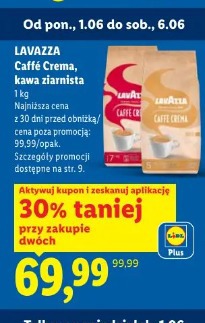 Lavazza Caffè Crema kawa ziarnista