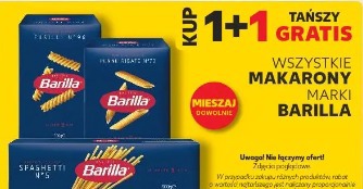 Wszystkie makarony marki Barilla