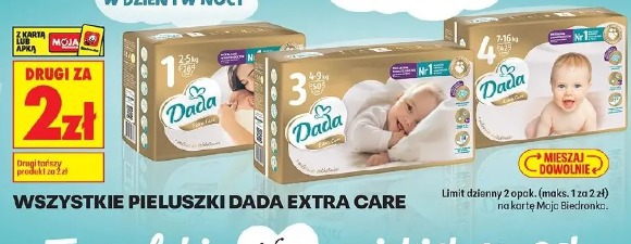 Wszystkie pieluszki Dada Extra Care