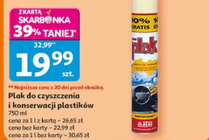 Plak do czyszczenia i konserwacji plastików