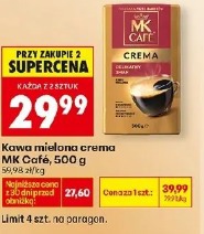 Kawa mielona crema MK Café