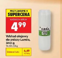 Wkład olejowy do zniczy Lumia