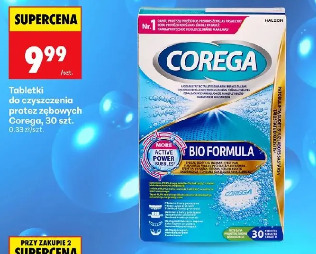 Corega Bio Formula tabletki do czyszczenia protez zębowych
