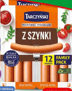 Parówki z szynki Family Pack Tarczyński