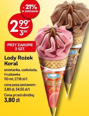 Lody Rożek Koral