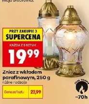 Znicz z wkładem parafinowym