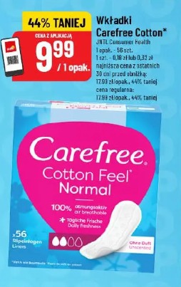 Wkładki Carefree Cotton