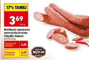 Kiełbasa wędzona ozorowa Kraina Wędlin Select