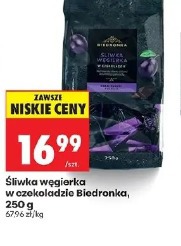 Śliwka węgierka w czekoladzie Biedronka