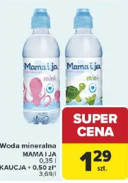 Woda mineralna Mama i Ja