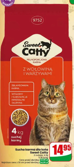 Sucha karma dla kota Sweet Catty