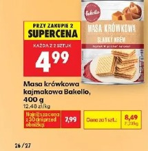 Masa krówkowa kajmakowa Bakello