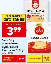 Ser żółty w plastrach Rycki Edam Exclusive