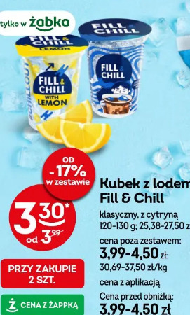 Kubek z lodem Fill & Chill