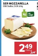 Ser Mozzarella OSM Siedlce