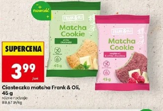 Ciasteczka matcha Frank & Oli