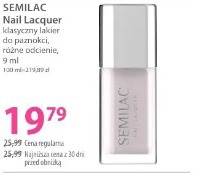 Semilac Nail Lacquer klasyczny lakier do paznokci